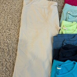 Athleta Kids Short Sleeve Tees - Cream, Blue, Pink, Green